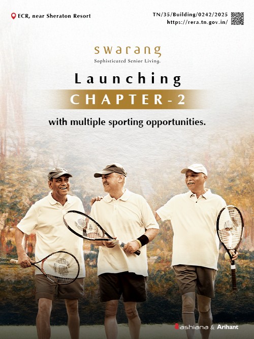 Swarang, Sophisticated Senior Living in Chennai – Where Comfort Meets Elegance
